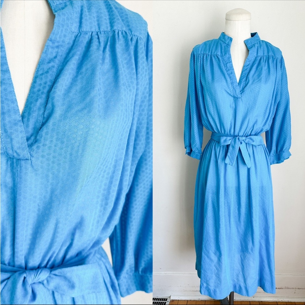 ⭐️3/$30⭐️ (bundle deal) Vintage Sheer Dotted Dress / L